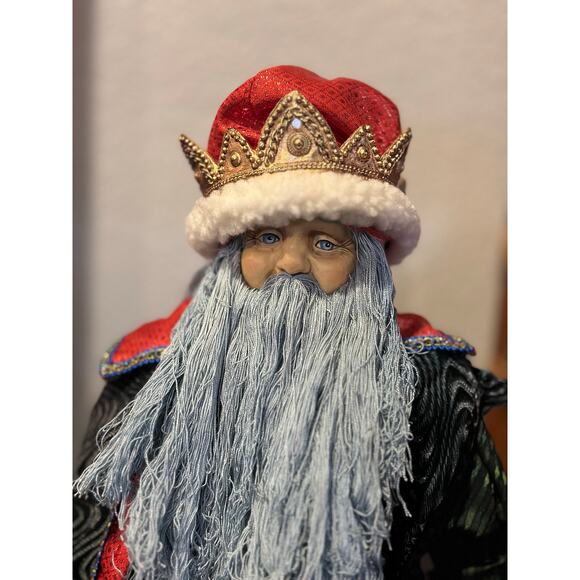 Vintage Old World Paper Maché 22”‎ Father Christmas - Picture 2 of 10
